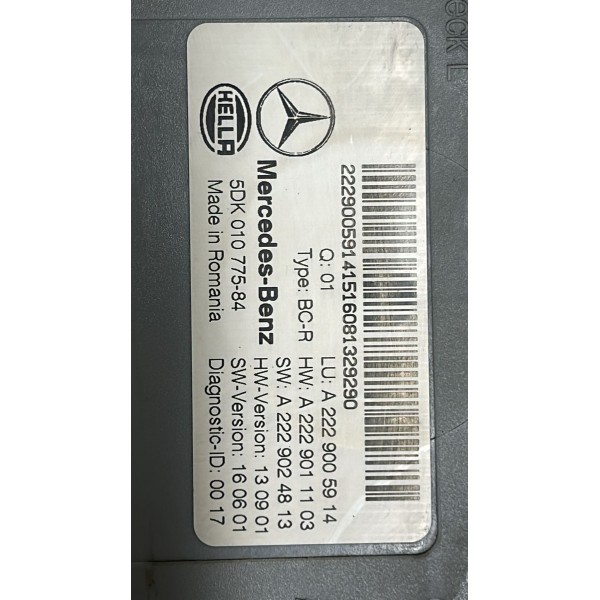 Modulo Sam Traseiro Mercedes C180  2016 2017 5dk010775-84