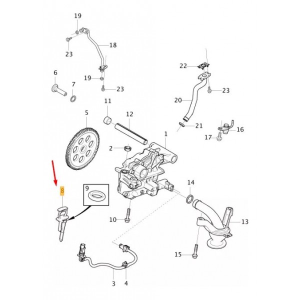 Vareta Nível De Óleo Volvo Xc40 1.5 2022 32208663