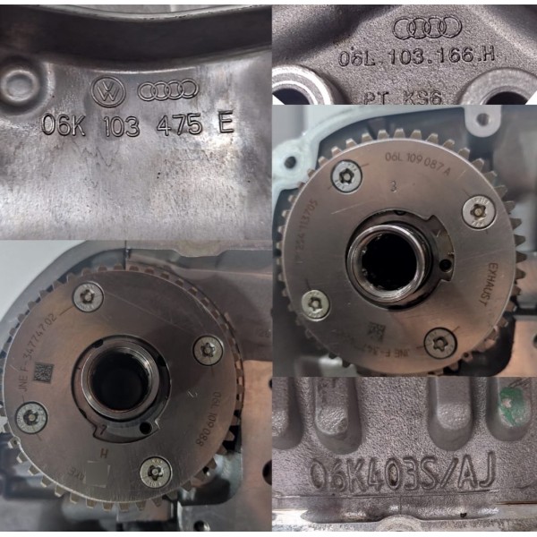 Cabeçote Audi A4 2.0 Tfsi  2019 06k103475e 06l103166h 06k403